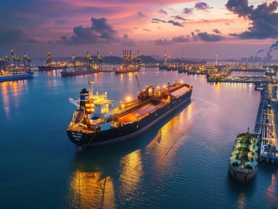 professional-ship-with-oil-tanker-floating-storage-unit-image